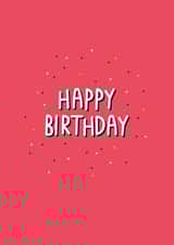 HAPPY BIRTHDAY SPRINKLE CONFETTI CARD created by HAPPY