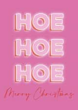 HOE HOE HOE MERRY CHRISTMAS created by Courtney Simon