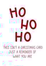 Funny christmas card created by MillennialprintsCo