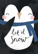 Penguin Christmas Card created by Kelsey  Collings 