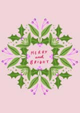 Merry and bright created by Philippa Coules