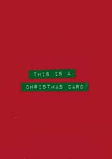 Funny Christmas Card For A Friend Or Family Member - Label Maker Christmas Card created by Cards by Lee