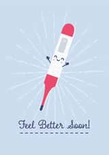 Get Well Soon Thermometer Card created by Small Dots