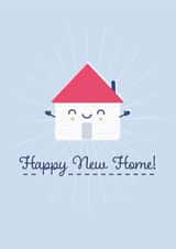 Cute New Home Card - Smiley House - Happy New Home! created by Small Dots