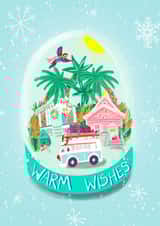 Warm Wishes Christmas card created by Sinead Peyton