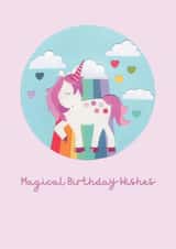 Magical Unicorn Birthday Wishes created by Little Island Crafts