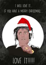 Newcastle Football Christmas Card created by Replay Prints