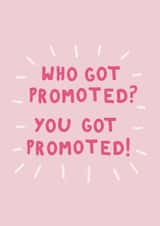 You got promoted! New Job Card created by Lately Studio