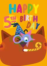 Happy 5th Birthday created by Banjo Robinson