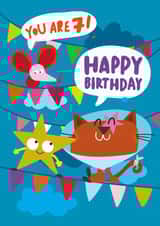 Happy 7th Birthday created by Banjo Robinson