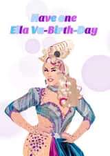 Ella Vaday Birthday Card created by Caitlins Creations