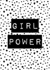 Girl Power Card created by Nancy Smith-Mitsch