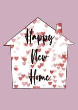 Cute New Home Card - House Of Hearts - Happy New Home created by BMCeeDesigns