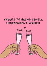 Single independent women created by Molly Cards UK