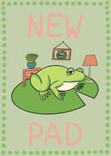 New Home. Housewarming Greetings Card created by Helen Ridley Illustration