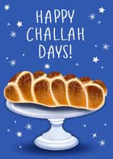 Happy Challah Days Hanukkah Card created by Amy Florence Design