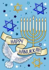 Happy Hannukah Card 1000 created by Amy Florence Design