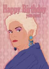 Pat Butcher Eastenders Happy Birthday, You Cow!  created by ttrappartt