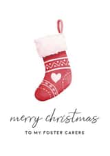 Foster carer stocking christmas card created by notafictionalmum