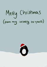 Merry Christmas Penguin created by indecisiveartistry
