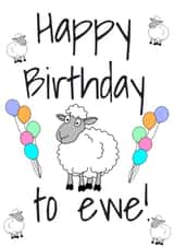 Happy Birthday to Ewe! created by AKCreativeFinds