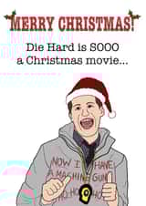 Merry Christmas Brooklyn 99 Jake Peralta Die Hard Movie Card created by Funnilyenough
