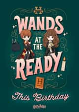 Ron Weasley and Hermione Granger Birthday Card created by Cardology