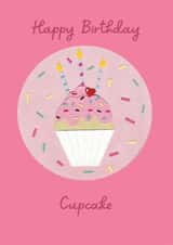 Happy Birthday Cupcake Card created by Little Island Crafts