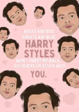 Stuck With You Harry Styles Card created by Esther the Sketcher