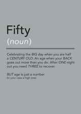 FIFTY created by The Boy and the Bear