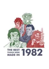 The Best Things Were Made In 1982 Birthday Card created by This Means Waugh