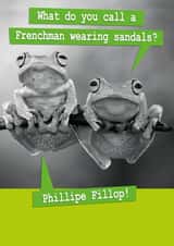 Silly Frogs Birthday Card created by Quitting Hollywood
