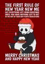 New Year New Me Funny Panda created by @Cupsie's Creations