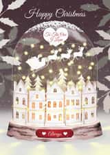 Christmas Love Snow Globe Card created by PipWilsonArt