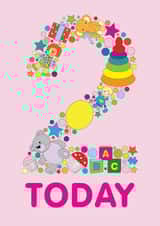 2 Today Girls Birthday Card created by mrs L cards