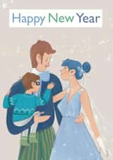 Traditional Family Happy New Year card created by Sofita Ki