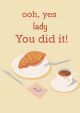 Traditional Congratulations You Did It card created by Sofita Ki