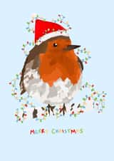 Festive Robin Christmas Card created by Hayley