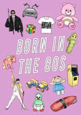 Born in the 80's Nostalgia Card created by Cake For Breakfast