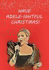 Adele Christmas card created by Laura MOLO