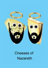 Funny - Cheese - Nazareth - Pun - Christmas Card created by kissmekwik