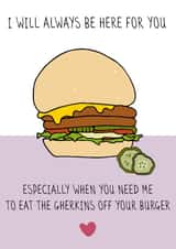 I love you (and gherkins) created by Jennie Moore