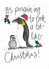 It's Penguin-ing to look a lot like Christmas created by UrHavingAGiraffe