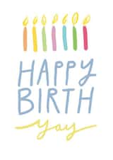 Happy Birth Yay Card created by ems le tocq