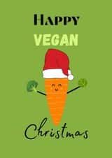 Vegan Christmas card created by Figaroo!