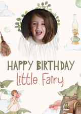 Personalised Birthday Photo Card created by Nidd And Rigg! - Photo card for your little fairy