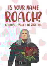 Naughty 'The Witcher' inspired Valentine's Day Card created by The Cake Thief