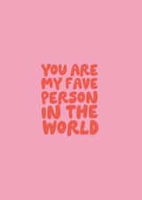 Fave Person Anniversary Card created by Proper Good