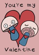 You're My Valentine created by Helen Ridley Illustration