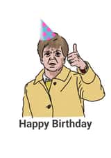 Happy Birthday. Nicola created by Yaldi